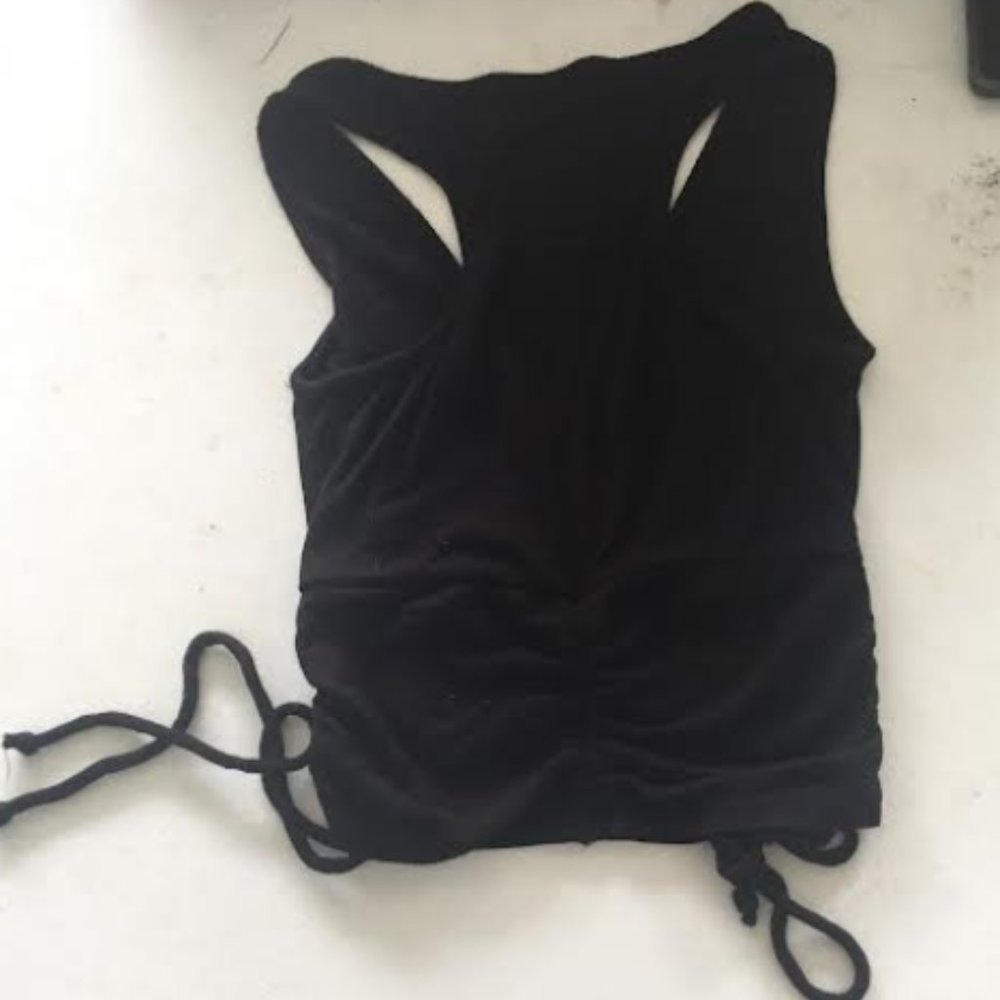 Haley and June all black shirt